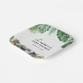 Safari Animals Baby shower Papieren Bordje (Gebogen)