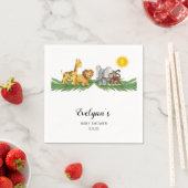 Safari Animals Baby Shower  Servet (Insitu)
