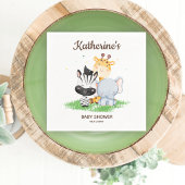 Safari Animals Baby shower Servet