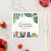 Safari Animals Baby shower Servet (Insitu)