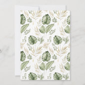 Safari Animals Baby Shower Thank You Card (Achterkant)