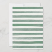 Safari Animals Baby Shower-uitvindingen Kaart (Achterkant)