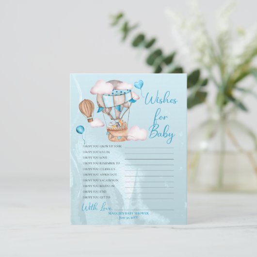 Safari Animals Balloons wil Baby gamen (Staand voorkant)