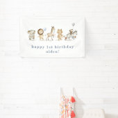 Safari Animals Birthday Banner (Insitu)