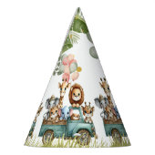 Safari Animals Birthday Feesthoedjes (Links)