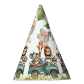 Safari Animals Birthday Feesthoedjes (Rechts)