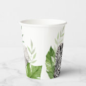 Safari Animals Birthday Papieren Bekers (Rechts)