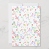 Safari Animals Birthday party Kaart (Achterkant)