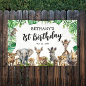 Safari Animals Birthday Party Spandoek