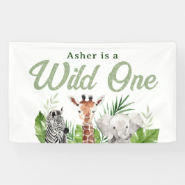 Safari Animals Birthday Spandoek
