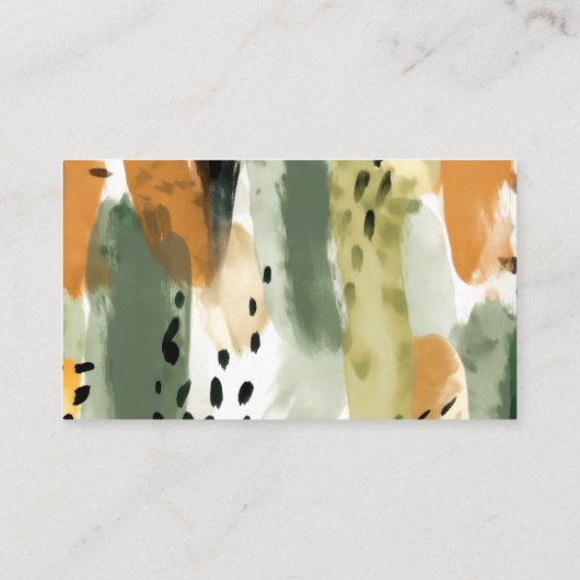 Safari Animals Boho Diaper Raffle Tickets Informatiekaartje (Achterkant)