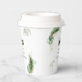 Safari Animals Boy Baby shower Papieren Bekers (Rechts)