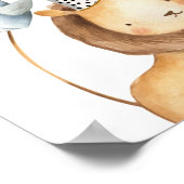 Safari Animals Boy Birthday Welcome Table Sign Poster (Hoek)