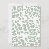 Safari Animals Boy Wild op een eerste verjaardag Kaart (Achterkant)