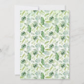 Safari Animals Drive-By Oerwoud Baby shower Kaart (Achterkant)