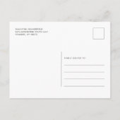 Safari Animals Elephant Boy Baby shower Uitnodiging Briefkaart (Achterkant)