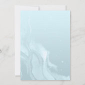 Safari Animals en Balloons Blue Boy Baby Sprinkle Kaart (Achterkant)