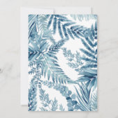 Safari Animals Exotic Baby shower Kaart (Achterkant)