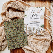 Safari Animals Gender Neutral Baby Shower Kaart