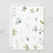 Safari Animals Little Wild One Baby Shower Kaart (Achterkant)