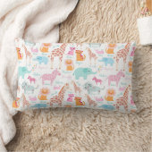 Safari Animals Nursery Print Kussen (Deken)