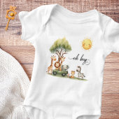 Safari animals Oh Boy Romper