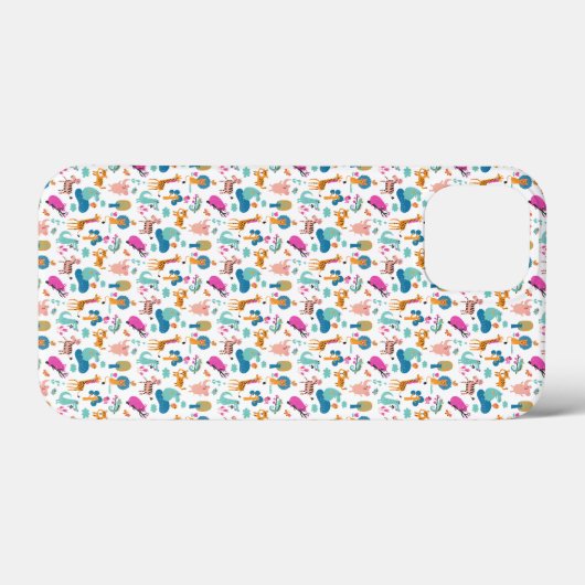 Safari Animals Pattern Case-Mate iPhone Case (Achterkant (horizontaal))
