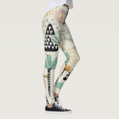 Safari Animals Pattern Cute Leggings (Rechts)