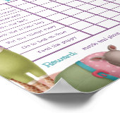 Safari Animals Reward Chore Chart Poster (Hoek)