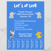 Safari Animals: Schattigee kinderopvang Flyer (Voorkant)