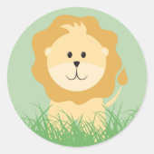 Safari Animals Sticker - Zebra (Voorkant)