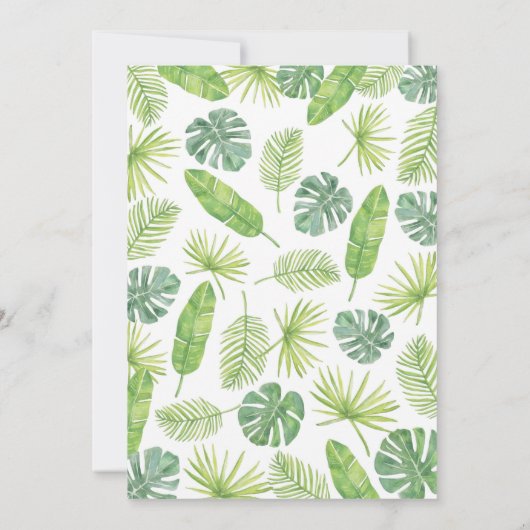 Safari Animals Time Capsule Note Message Card Bedankkaart (Achterkant)