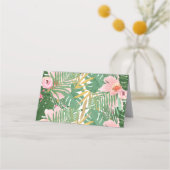 Safari Animals Treat Bag Topper Goodie Label Gold Plaatskaartje (Achterkant)