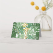 Safari Animals Treat Bag Topper Goodie Label Gold Plaatskaartje (Achterkant)