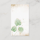 Safari animals Tropical Baby shower crackers game Informatiekaartje (Achterkant)