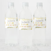 Safari Animals Waterverf Birthday Party Waterfles Etiket (Flessen)