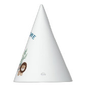 Safari Animals Wild One birthday  Feesthoedjes (Rechts)