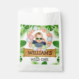 Safari Animals Wild One Birthday FOTO Bedankzakje