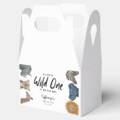 Safari Animals Wild One is op weg naar het Baby sh Bedankdoosjes (Geopend)