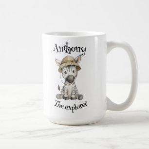Safari Avontuur Baby's Lieve Waterverf Dieren Koffiemok