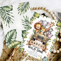 Safari Avontuur Kleine Eén Feestje