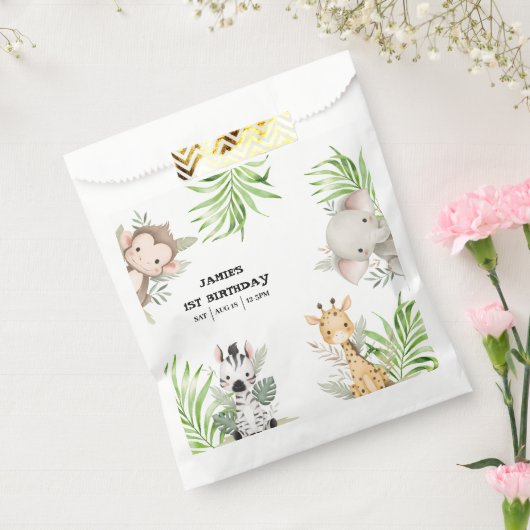 Safari Avontuur Verjaardag Bedankzakje (Gezegeld)