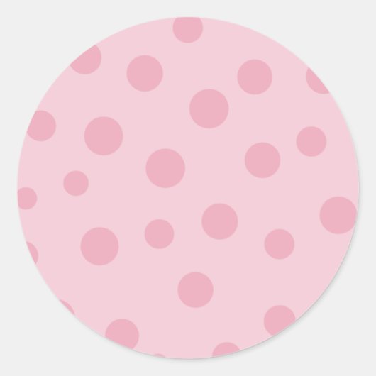 Safari Babiez Meisje Plain Envelope Seal Ronde Sticker (Voorkant)