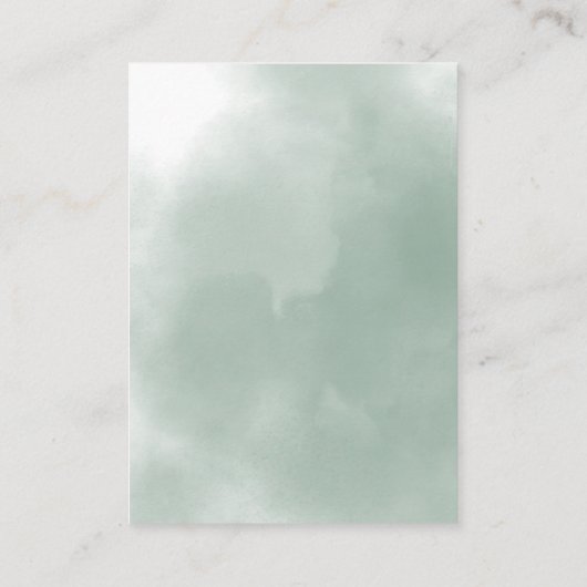 Safari Baby Animals Baby shower gok game Informatiekaartje (Achterkant)