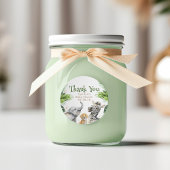 Safari Baby Animals Cute Schattig Wild Ronde Sticker