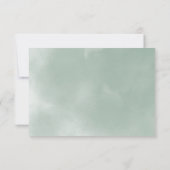 Safari Baby Animals Greenery Baby shower Bedankkaart (Achterkant)