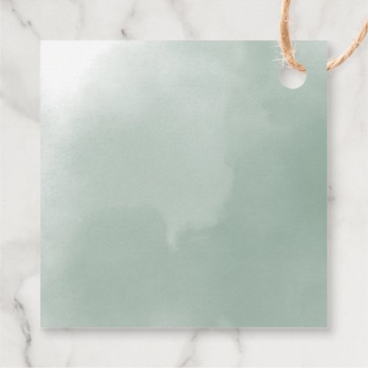 Safari Baby Animals Greenery Baby shower Bedankt Bedankjes Labels (Achterkant)