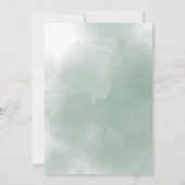 Safari Baby Animals Greenery Baby shower Kaart (Achterkant)