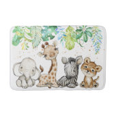 Safari Baby Animals Kinder Badmat (Voorkant)