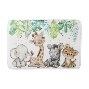 Safari Baby Animals Kinder Badmat